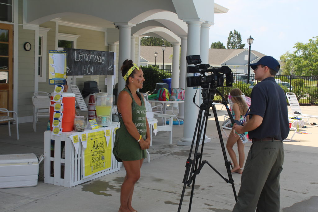 Our 2017 Lemonade Stand to benefir Alex's Lemonade Stand Foundation gained the attention of our local media!