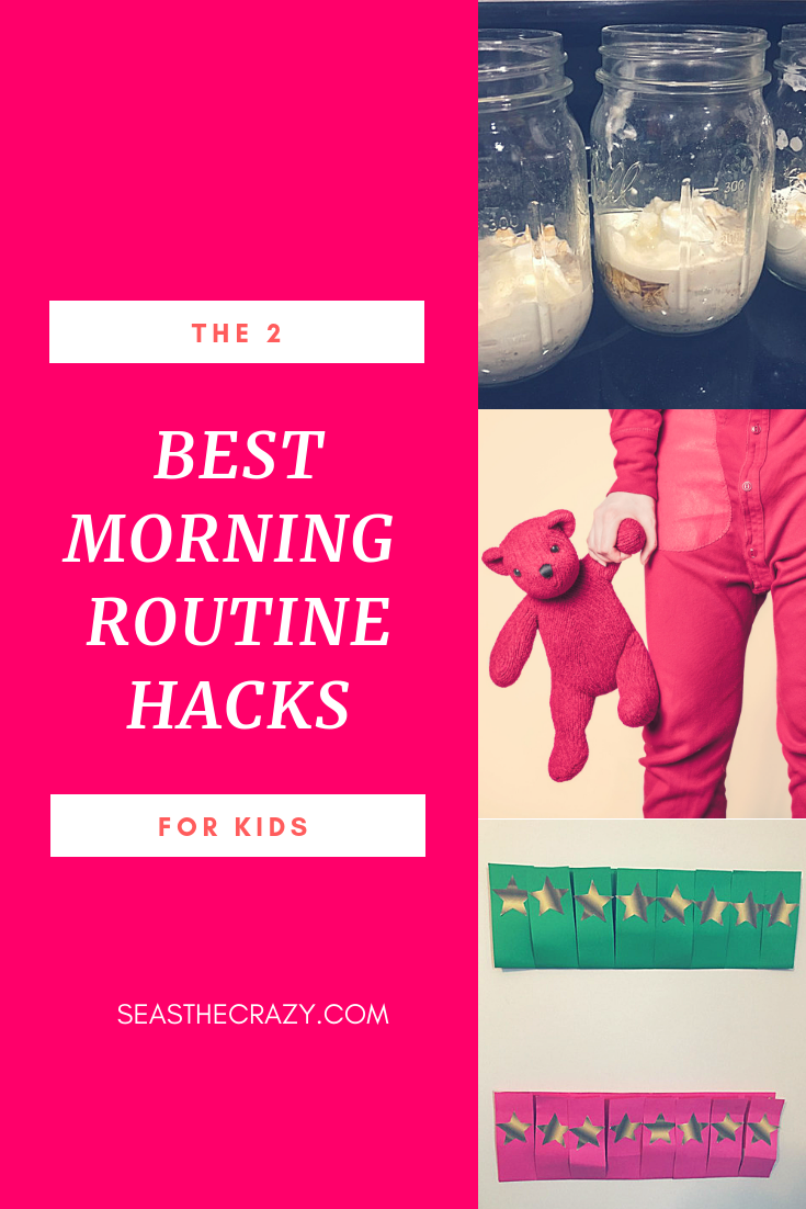 The 2 best morning routine hacks for kids. Save time, and your sanity!